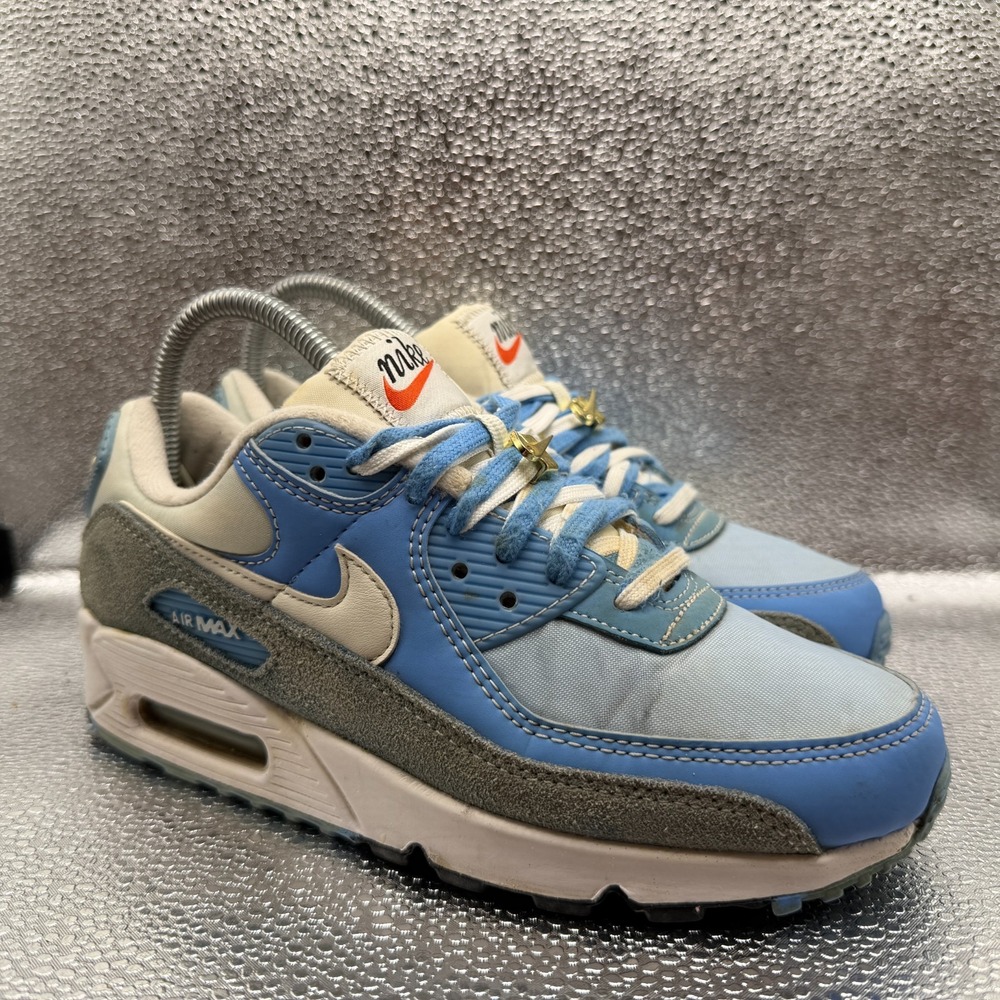 Size 6.5 Nike Air Max 90 SE First Use University Blue Womens Sneakers DA8709-400